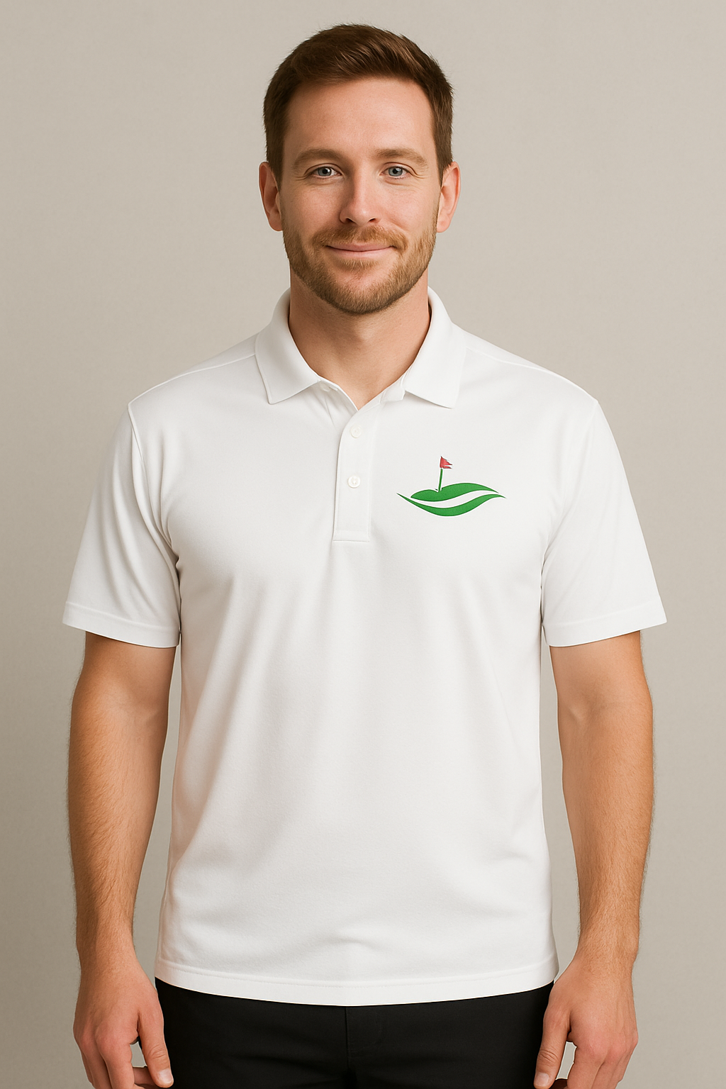 Embroidered Golf Polo