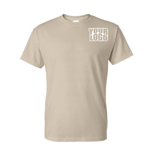Men's Custom Logo T-Shirt - Front Left Corner