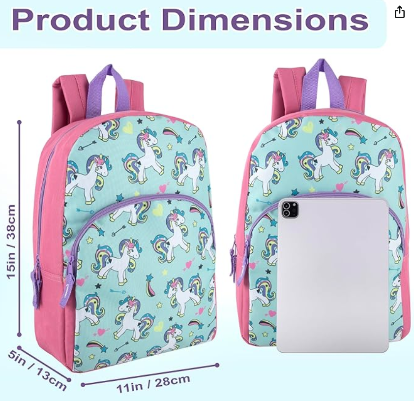 Custom Embroidered Kids Backpack