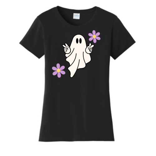 Halloween Hippie Ghost T-shirt