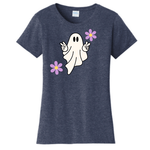 Halloween Hippie Ghost T-shirt
