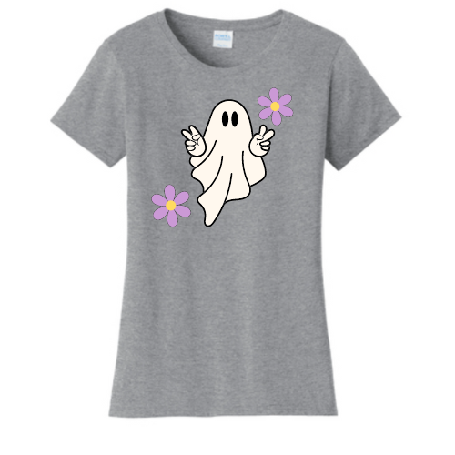 Halloween Hippie Ghost T-shirt