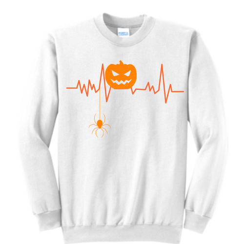 Halloween Heartbeat Sweatshirt
