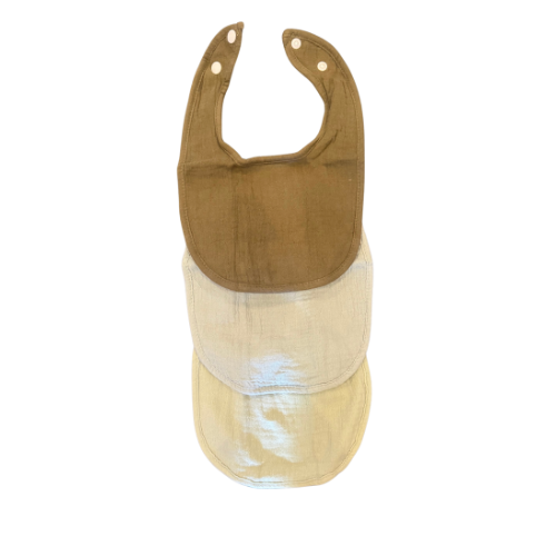 Custom Embroidered Baby Bibs - 3 Pack