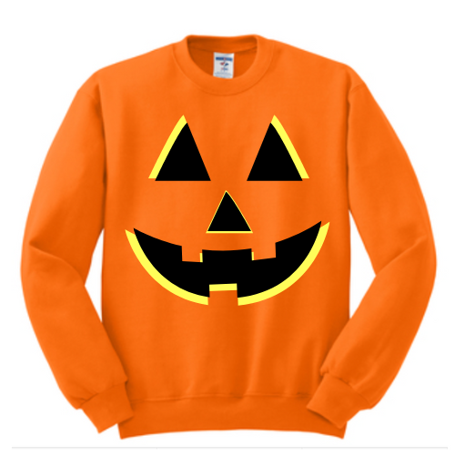 Halloween Jack-o-Lantern Sweatshirt