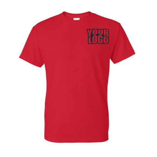 Men's Custom Logo T-Shirt - Front Left Corner