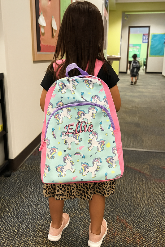 Custom Embroidered Kids Backpack