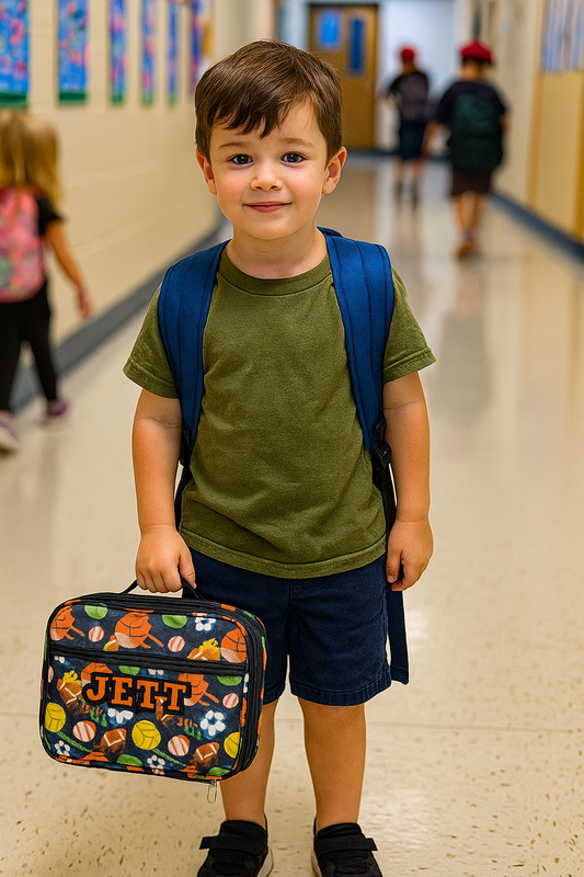 Custom Embroidered Lunch Box