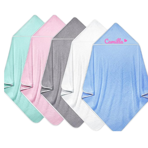 Personalized Hooded Baby Towels